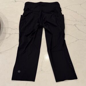 Lululemon Fast & Free Crop II *Nulux 19" Reflective